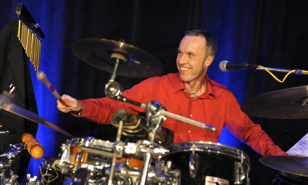 Peter Funda am Schlagzeug